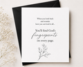 God’s Fingerprints Note Card
