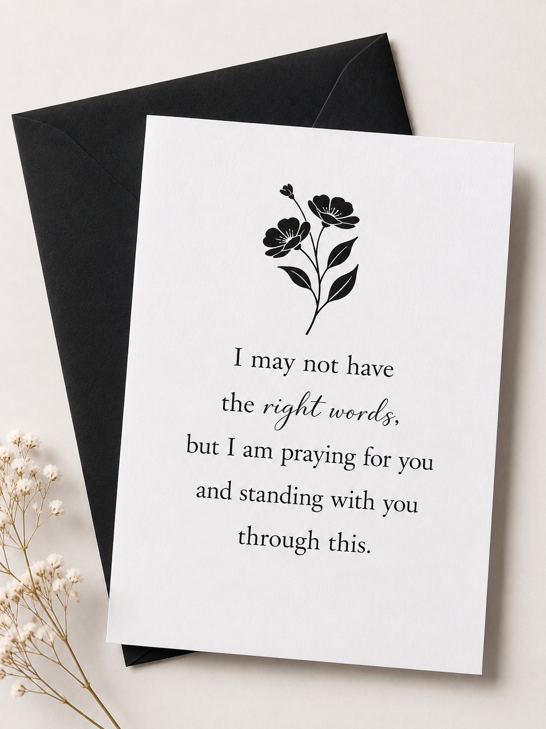 Praying For You Note Card